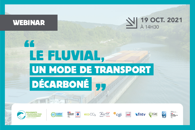 Webinar : le fluvial, transport décarboné