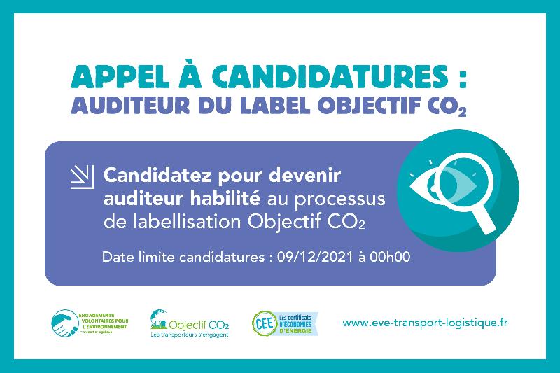 Candidatures auditeur labelisé objectif CO2